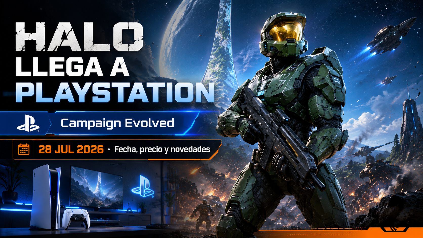 Halo llega a PlayStation: todo sobre Halo Campaign Evolved, el remake que hace historia